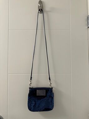 Coach Navy Sequin Crossbody Bag - Poppy
